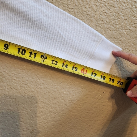 American Eagle Kids Thermal White Long Sleeve Shirt NWT Size 16 - Picture 7 of 8